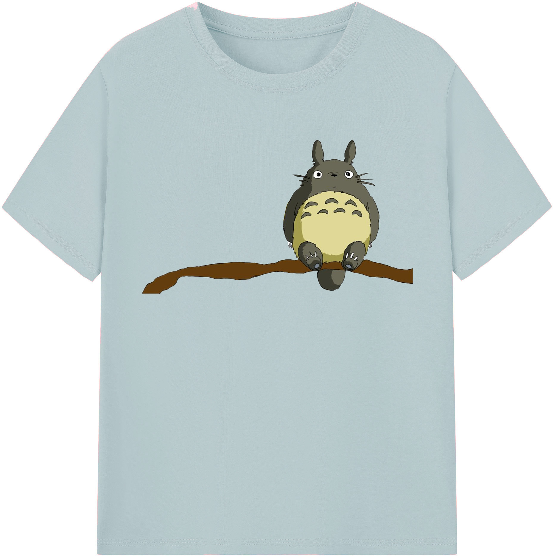 （画像用） となりのトトロ 草壁メイ 草壁サツキ My Neighbor Totoro Satsuki Kusakabe Mei Kusakabe 綿100％半袖Tシャツ（フロントプリント）
